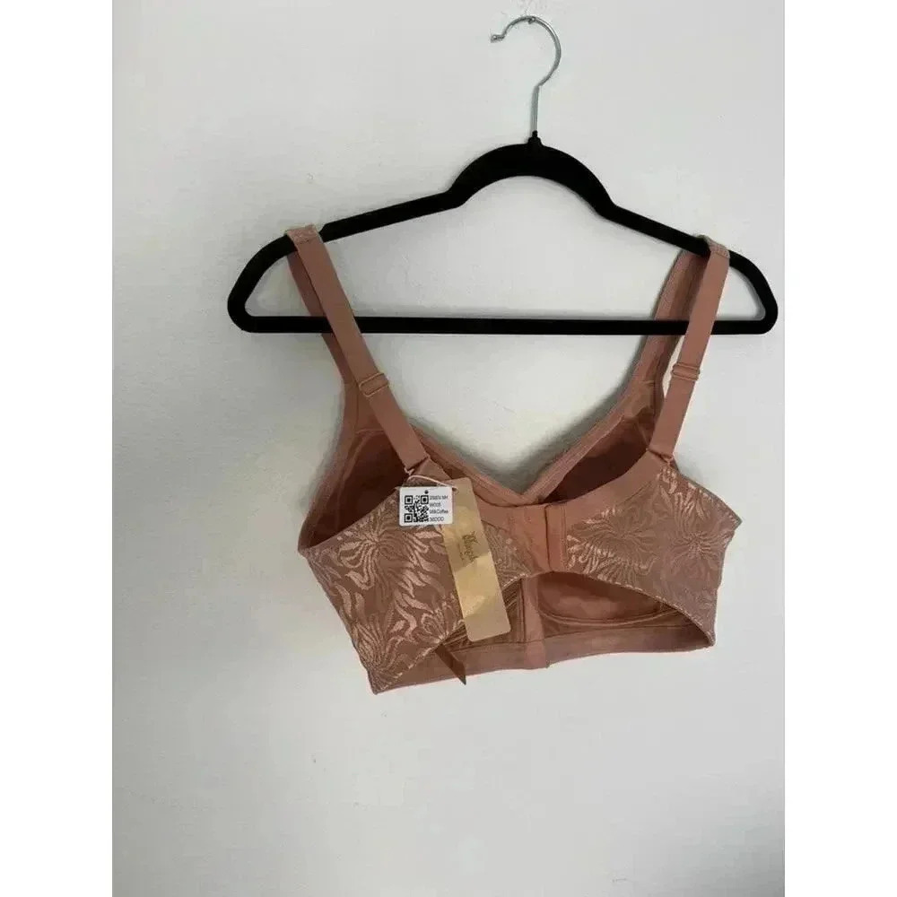 NWT Minimizer Full Coverage Bra Non Padded Wire-free Milk Coffee - 36DDD - Picture 3 of 4